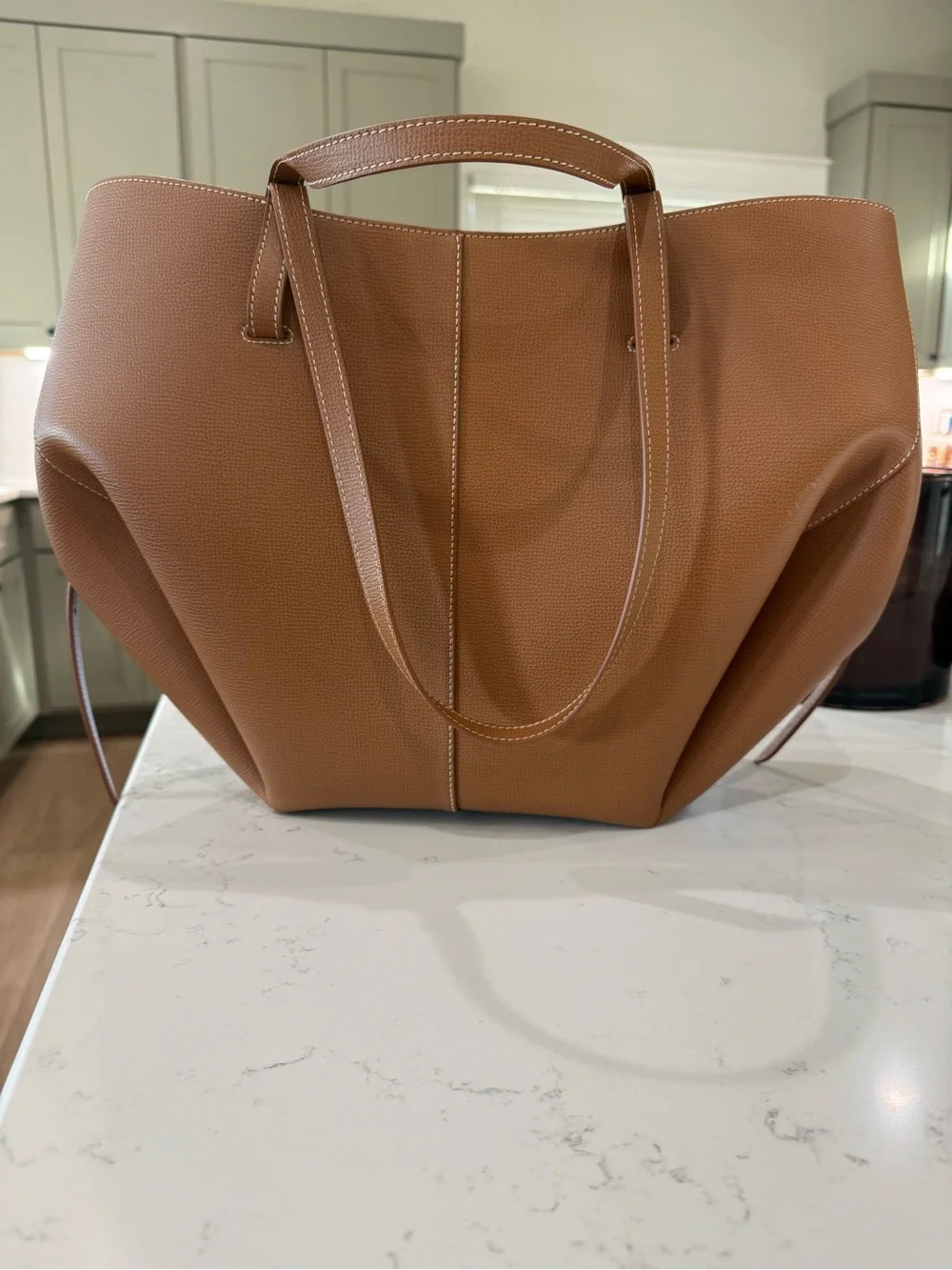 Polene Cyme Textured Camel